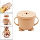 thumbnail image 4 of 2x Taza de Silicona para Refrigerios para Y Niños, Recipiente para Guardar Alimentos para Refrigerios a Prueba de Derrames, 4 of 5
