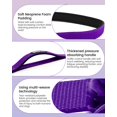 thumbnail image 4 of Correa de manos libres para perros WANFIRE de 1,8 a 2,9 m, reflectante, color morado, 4 of 8