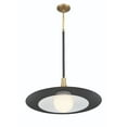 thumbnail image 2 of Eurofase 46785-046 Welsh 30 in. Matte Black White Glass Pendant Ceiling Light, 2 of 8