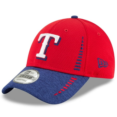 Texas Rangers New Era Speed Tech 9FORTY Adjustable Hat - Red - OSFA