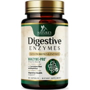 Digestive Enzymes - Super Digestive Multi Enzyme Complex for Bloating & Gut Health Support with Bromelain, Papain, Probiotics & Prebiotics - Digestion Health Support for Women & Men - 60 Capsules