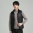 thumbnail image 4 of Lightweight And Short Down Jacket For Men New Hooded Jacket Winter Fashion Stand Up Collar Jacket White Down Men's Clothing, 4 of 7