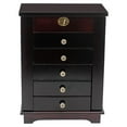 thumbnail image 2 of Zimtown 6 Layers Large Wooden Jewelry Box , Built-in mirror and lock, 2 of 10