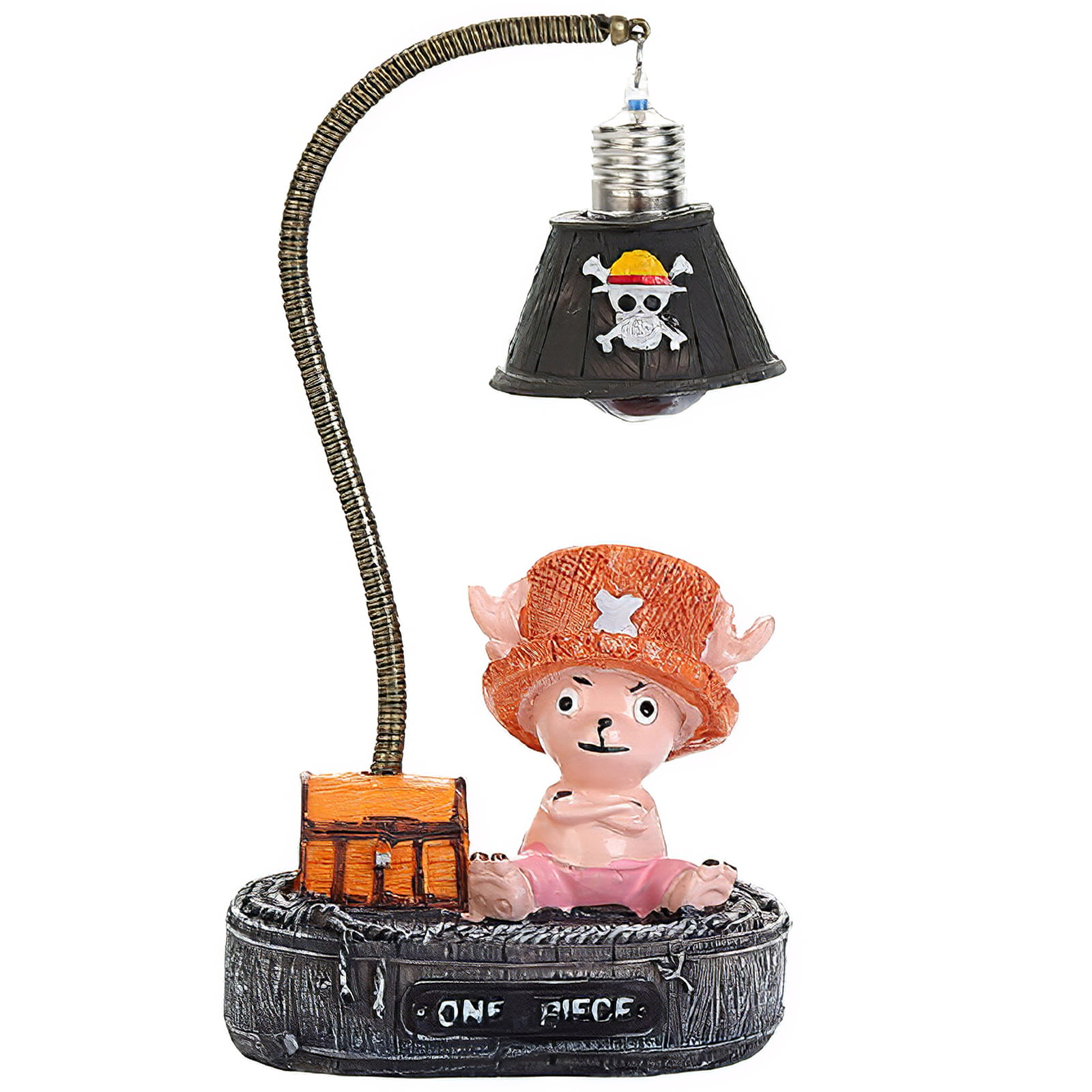 Anime One Piece Figure LED Lamp Night Light Reading Lamp 