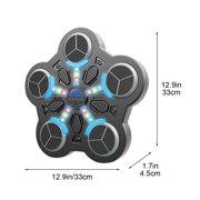 Music Boxing Machine, Bluetooth Wall Boxing Punching Pad, Interactive Punching Trainer with Boxing Gloves, Music Punching Machine for Home Adults Kids