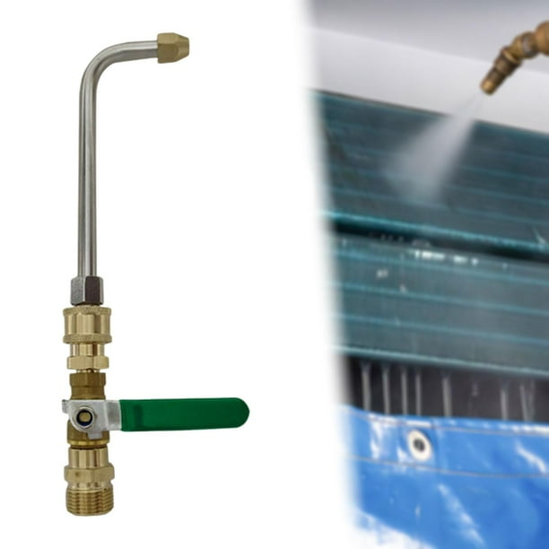 Accesorio de varilla para hidrolavadora de alta presión, repuesto, herramienta de limpieza para rociador de riego fácil de usar, adaptador de manguera 235 cm 90 grados M22