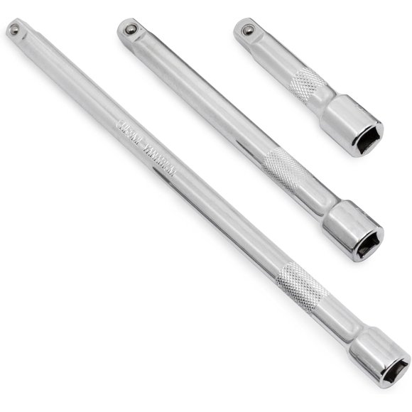 shiyou-3/8" Extension Set, 3", 6", 10" Socket Extensions, Impact Extension Set, Chrome Vanadium Steel Socket Wrench Extension (3 Pieces)
