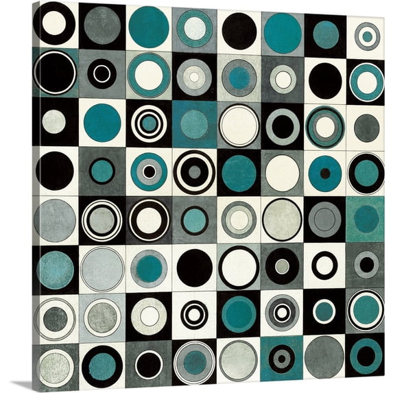 Great BIG Canvas | "Carnaby Street Blue" Canvas Wall Art - 20x20