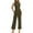 Army Green, variant on Fashion Plus Size Jumpsuits for Women Casual Summer Casual Jumpsuit Sleeveless Wide Leg Jumpsuit With Pockets