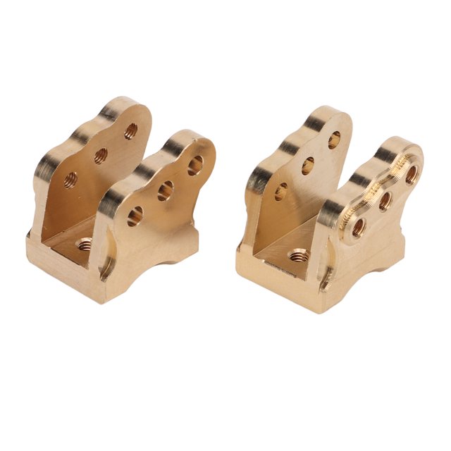 Piezas de actualización de coche RC, 2 piezas Montaje del eje trasero Montaje del eje trasero de latón Montaje del eje trasero Eficiencia óptima
