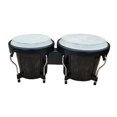 thumbnail image 2 of Bongo Drum Set African Hand Drum 6'' and 7'' Tunable Transparent Bongo Drums for Party Toy Beginners Boys Girls Holiday Gift Black, 2 of 8