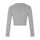 thumbnail image 4 of Puntoco - Camiseta de manga larga para mujer, a la moda, elástica, ajustada, acanalada, blusa básica sólida Puntoco Puntoco-6023, 4 of 7