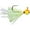 Chartreuse Orange, variant on VMC Hot Skirt Glow Jig - 1/4 oz. - Chartreuse Orange