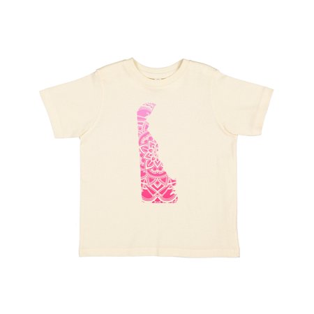 

Inktastic Delaware Silhouette Mandala Gift Toddler Boy or Toddler Girl T-Shirt