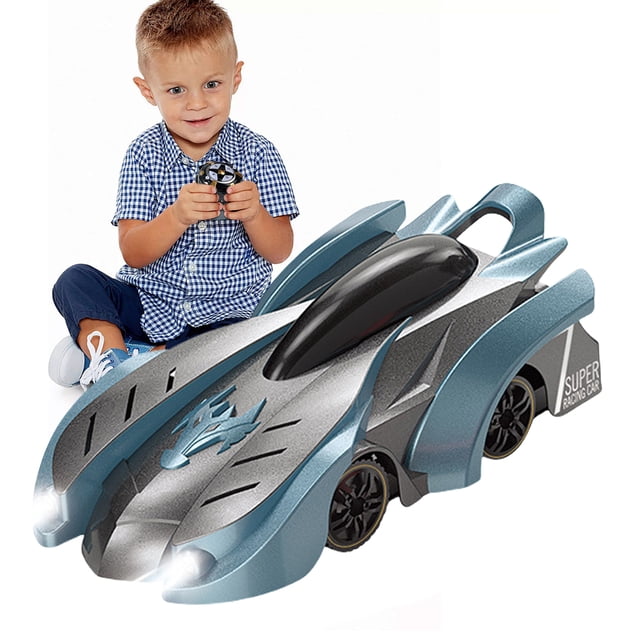 Coche Escalada Pared RC Recargable Con Control Remoto Deriva Giratorio 360