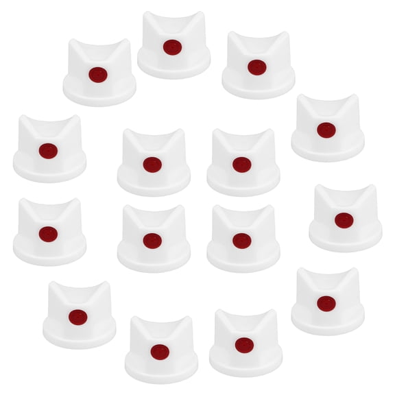 QIFULL 20Pcs White Spray Paint Nozzle Caps for Painting Home Use Ample Supply Compatible with Multiple Colors
