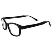 Pacific Coast Sunglasses X-KD's Biker Sunglasses Black Frame & Clear Lens for Night Riding