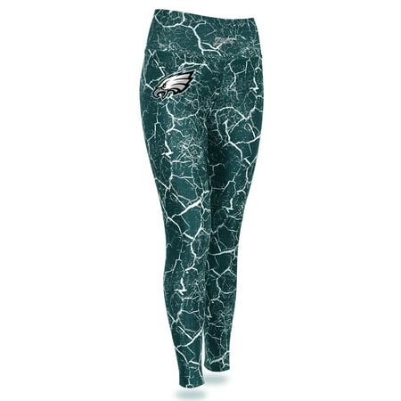 Philadelphia Eagles Zubaz Women's Marble Legging - Midnight Green/Gray