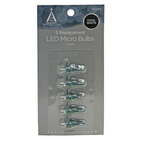 UPC 052088872345 product image for NOMA/INLITEN-IMPORT Christmas Lights LED Replacement Bulb, Micro, Cool White, 5- | upcitemdb.com