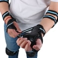 thumbnail image 5 of SILENRADAWN Biking Knee Pads 1 Set of Protective Gear for Cycling Skateboarding in Black Blue for Safety, 5 of 8