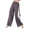 thumbnail image 2 of Simua Pantalon Large Femme Décontracté Ample Taille Haute avec Poches, 2 of 5