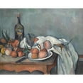 thumbnail image 2 of Paul Cézanne 24x20 Black Ornate Framed Double Matted Museum Art Print Titled: Still Life with Onions (1896 - 1898), 2 of 5