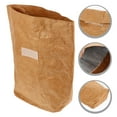 thumbnail image 1 of Raindrops 1Pcs Washable Paper Bag Degradable Material Insulated Lunch Box For Food Transport Picnic, 1 of 8