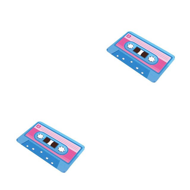 Advancent Tapete de puerta rectangular, cinta de música moderna, alfombra antideslizante para suelo, felpudo para sala de estar, alfombras Type1 NO1