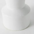 thumbnail image 2 of 9" White Contempo Deco Ceramic Vase, 2 of 7