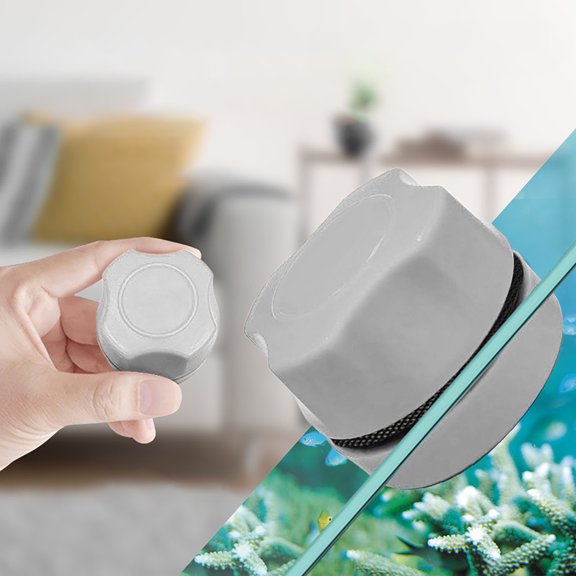 Kiplyki Magnetic Aquarium Fish Tank Glass Cleaner Scrubberes Floating Clean Brush