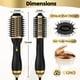 thumbnail image 3 of Yucafy Cepillo de aire caliente 4 en 1 con cilindro ovalado: herramienta de peinado de salón para todo tipo de cabello, 3 of 5