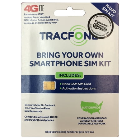 tracfone bring your own smartphone nano sim kit -