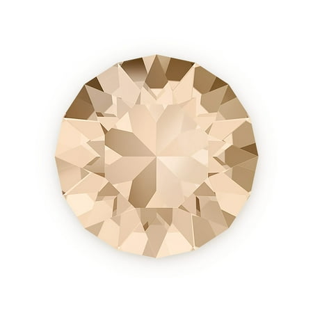 Swarovski Silk - Swarovski Xilion Rose Chatons Pointback Rhinestone 1028 6mm Light Silk (Package of 5)