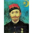 thumbnail image 3 of Van Gogh, Vincent 15x18 Black Modern Framed Museum Art Print Titled - Milliet 2nd Lt Zouaves, 3 of 5