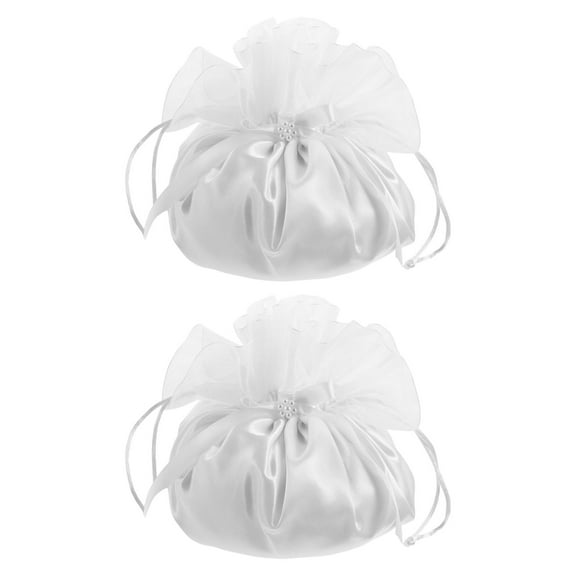 Worgeous 2pcs Bridal Clutch Purse For Women Wedding Handbags With Spacious Design Comfortable Elegant Fabric And Stylish Look For Formal Events And Parties