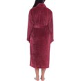 thumbnail image 3 of Women Plush Fleece Robe Long Warm Bathrobe Shawl Collar/Hood, 3 of 6
