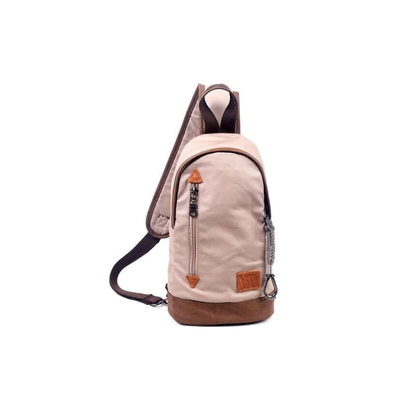 TSD Brand Urban Light Coated Canvas Sling Bag