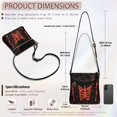 thumbnail image 7 of ZUXONGSY Skull Print Shoulder Handbag for Women Small Crossbody Purse Trendy Satchel with Adjustable Wide Strap for Working Dating, 7 of 7