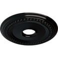 thumbnail image 3 of Ekena Millwork 18 5/8"OD 4"ID x 1 1/8"P Classic Ceiling Medallion (Fits Canopies up to 12 3/4"), Hand-Painted Black Pearl, 3 of 7