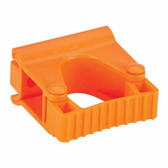 Vikan Tool Wall Bracket,3 1/4 in L,Orange 10137