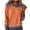 Orange-Shirts, variant on Inverlee Women's Denim Patchwork Henley Shirts Long Sleeve Collared Jean Tops Summer Dressy Casual V Neck Blouse