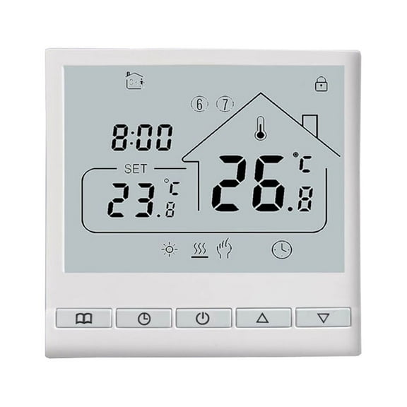 Temperature controller,5 2 Temperature Diy Lcd Display Buzhi Lanru White Mizuh Room Room