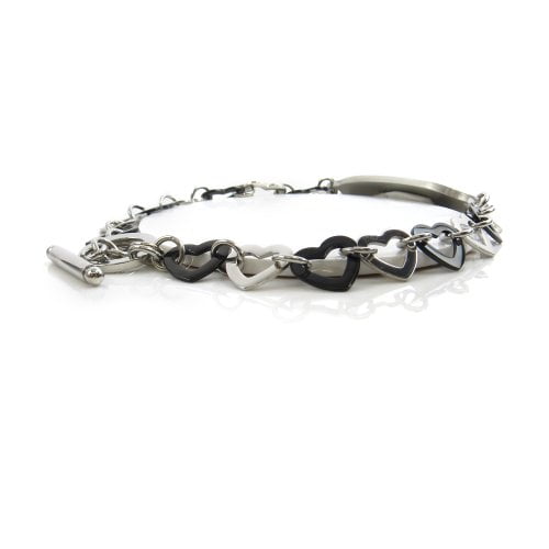 My Identity Doctor MyIDDr Bipolar Medical Alert Bracelet, Steel