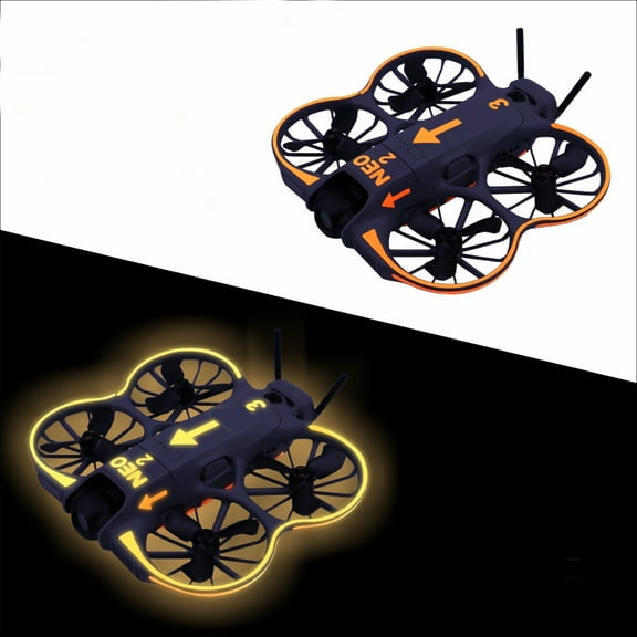 Glowing Decorative Sticker Kit for DJI NEO2,Waterproof Skin Sticker Decal DIY Accessory for DJI neo2 Drone and Controlle,Anti-Scratch Protective Film