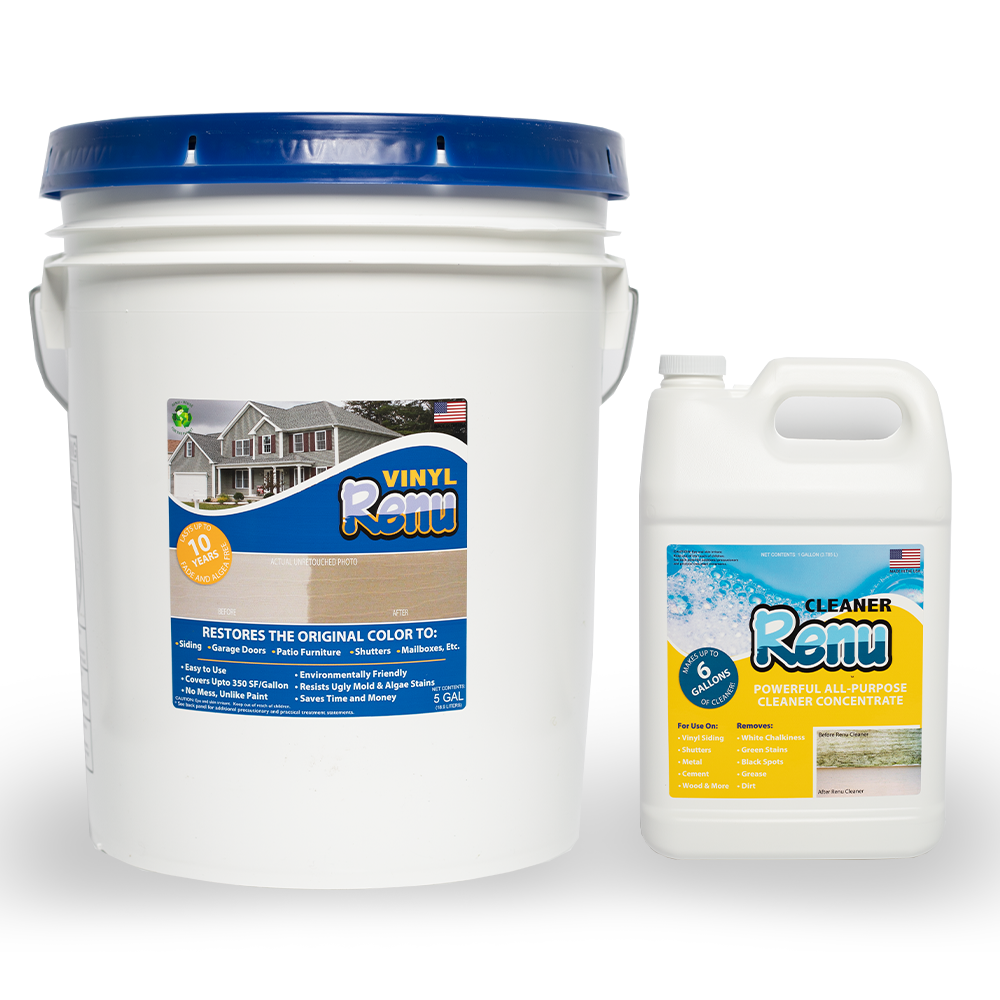 Vinyl Renu Premium Siding Restorer Restores 1750 SF The Original Color