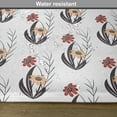 thumbnail image 6 of Ambesonne Nature Place Mats Set of 4, Red and Orange Flowers, Standard Size, Red Orange Black, 6 of 6