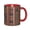 Red, variant on Creep Monster Coffee Mug Fun Custom Ceramic Mugs 11oz Black
