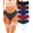 6Pack C, variant on FINETOO Cotton Underwear For Women Lace Brazilian Panties Soft Breathable Cheeky Bikini for Ladies 6 Pack
