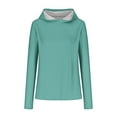 thumbnail image 5 of Free Shipping Hoodie with Thumb Holes Women Fall Tops 2025 Plus Size Casual Fashion Long Sleeve Hoody Female Basic Pullover Shirts, 5 of 5