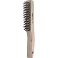 thumbnail image 3 of Cepillo de alambre para rayar Forney 70520 de acero inoxidable con mango de madera, 3 of 5